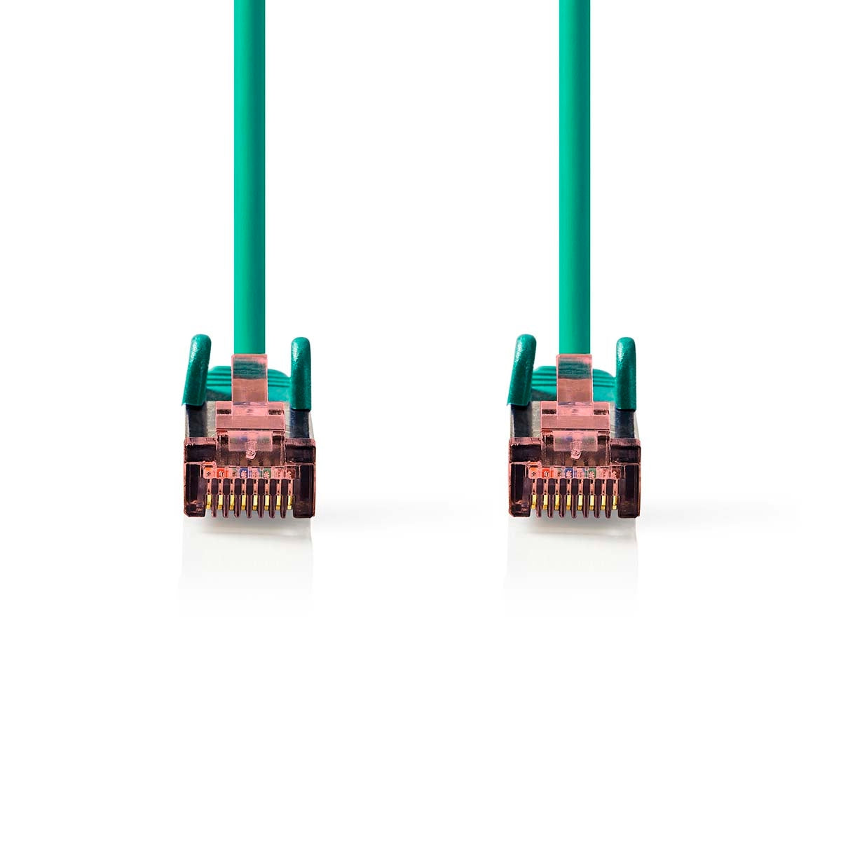 CAT6 Network Cable | RJ45 male | RJ45 male | S/FTP | 10.0 m | Round | LSZH | Green | Plastic bag