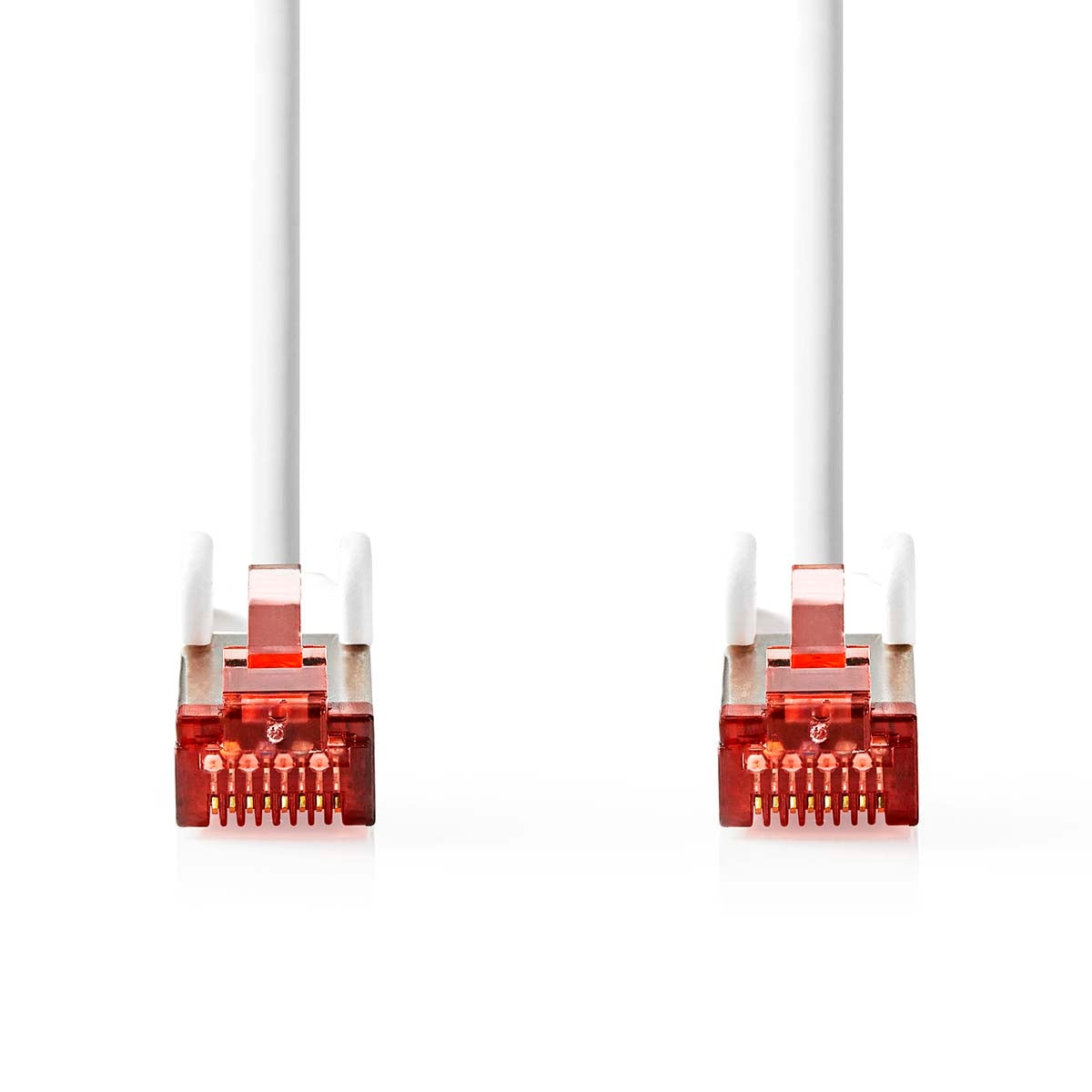 CAT6 Network Cable | RJ45 male | RJ45 male | S/FTP | 2.00 m | Round | LSZH | White | Envelope