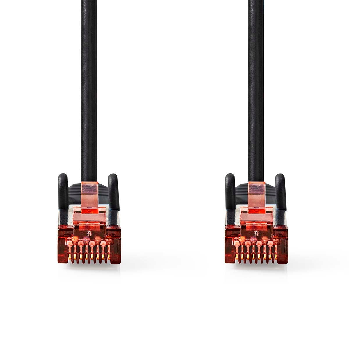CAT6 Network Cable | RJ45 male | RJ45 male | S/FTP | 5.00 m | Round | LSZH | Black | Label