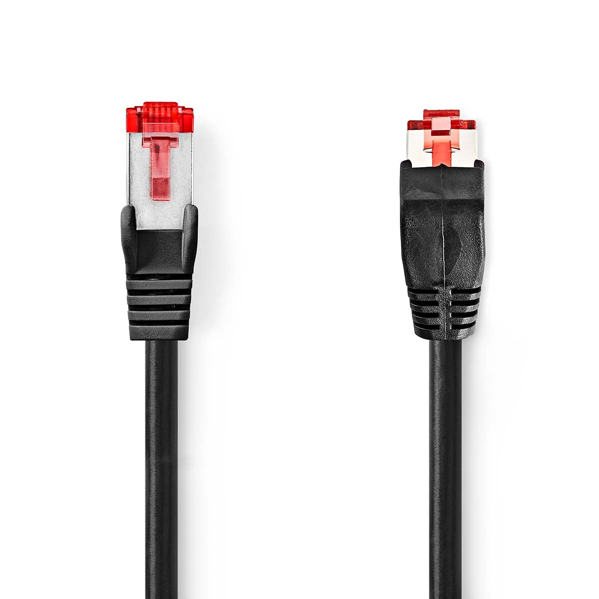 CAT6 Network Cable | RJ45 male | RJ45 male | SF/UTP | 5.00 m | Round | LSZH | Black | Plastic bag