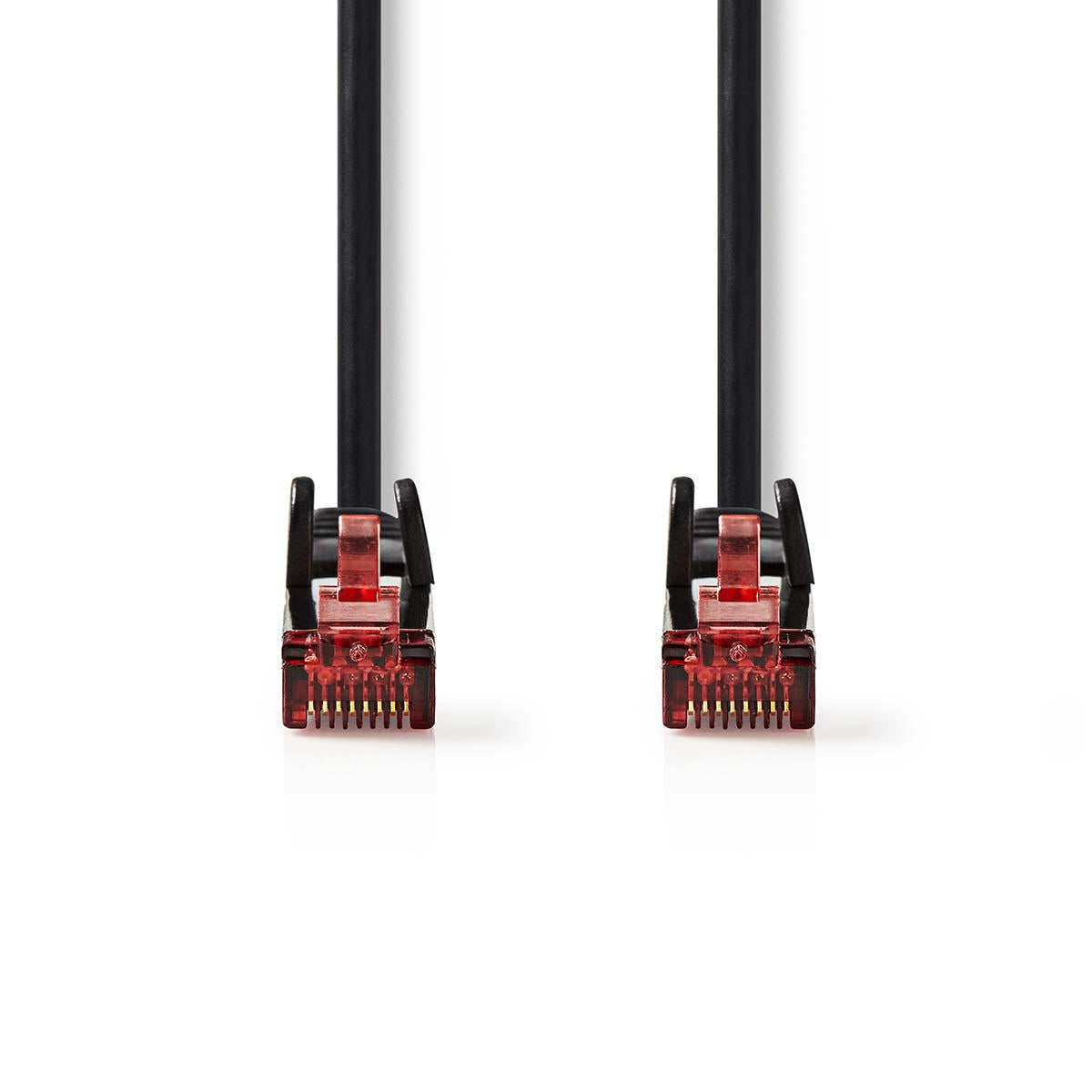 CAT6 Network Cable | RJ45 male | RJ45 male | U/UTP | 10.0 m | Round | PVC | Black | Envelope
