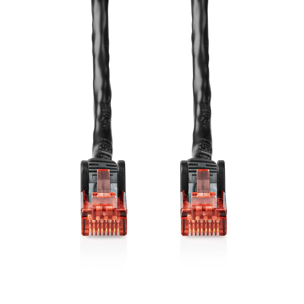 CAT6 Network Cable | RJ45 male | RJ45 male | U/UTP | 30.0 m | Outdoors | Round | PE | Black | Envelope