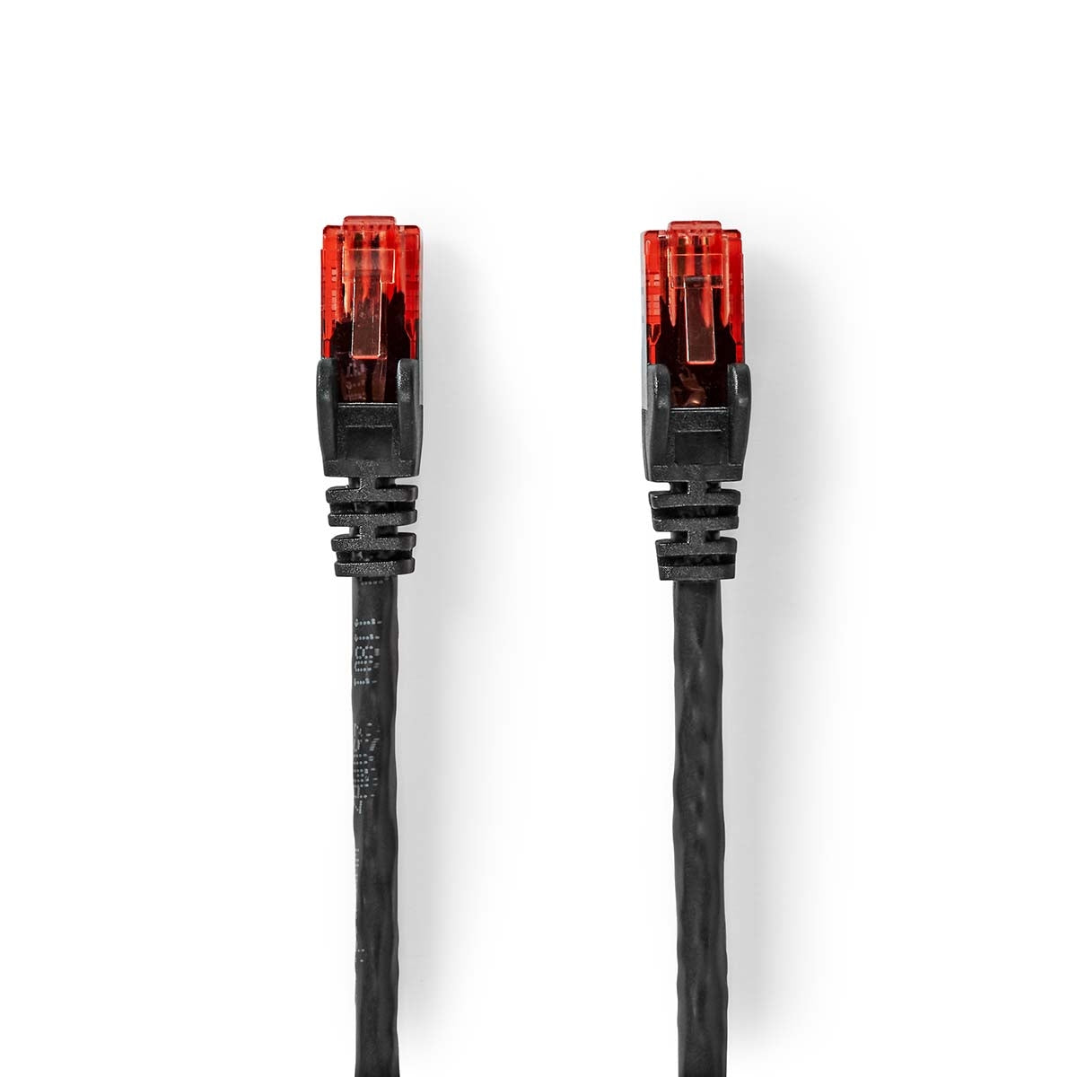 CAT6 Network Cable | RJ45 male | RJ45 male | U/UTP | 30.0 m | Outdoors | Round | PE | Black | Envelope