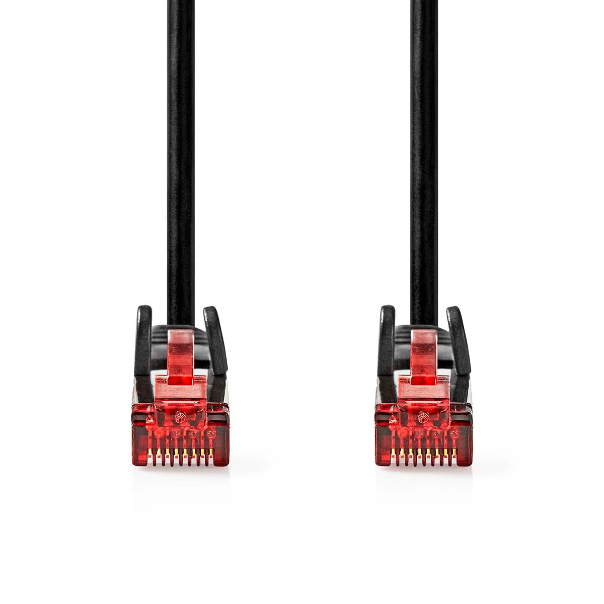 CAT6 Network Cable | RJ45 male | RJ45 male | U/UTP | 5.00 m | Round | PVC | Black | Label