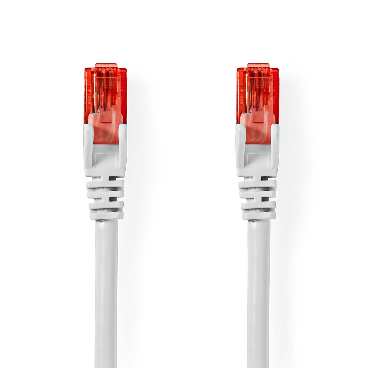 CAT6 Network Cable | RJ45 male | RJ45 male | U/UTP | 5.00 m | Round | PVC | White | Label