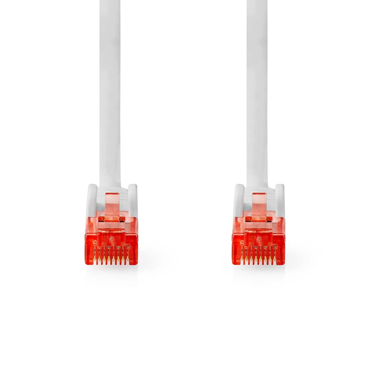 CAT6 Network Cable | RJ45 male | RJ45 male | U/UTP | 5.00 m | Round | PVC | White | Label