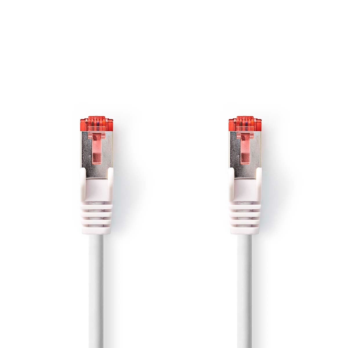 CAT6a network cable | S/FTP | RJ45 male | RJ45 male | 1.50 m | Round | LSZH | White | Box