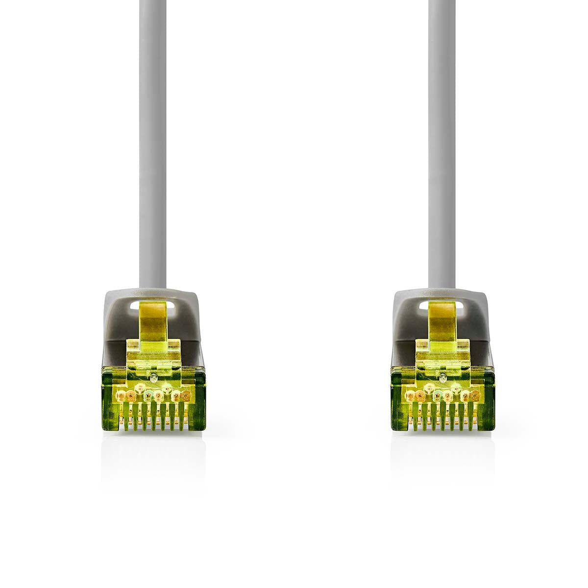 CAT7 Network Cable | S/FTP | RJ45 Male | RJ45 Male | 20.0 m | Snagless | Round | LSZH | Grey | Label