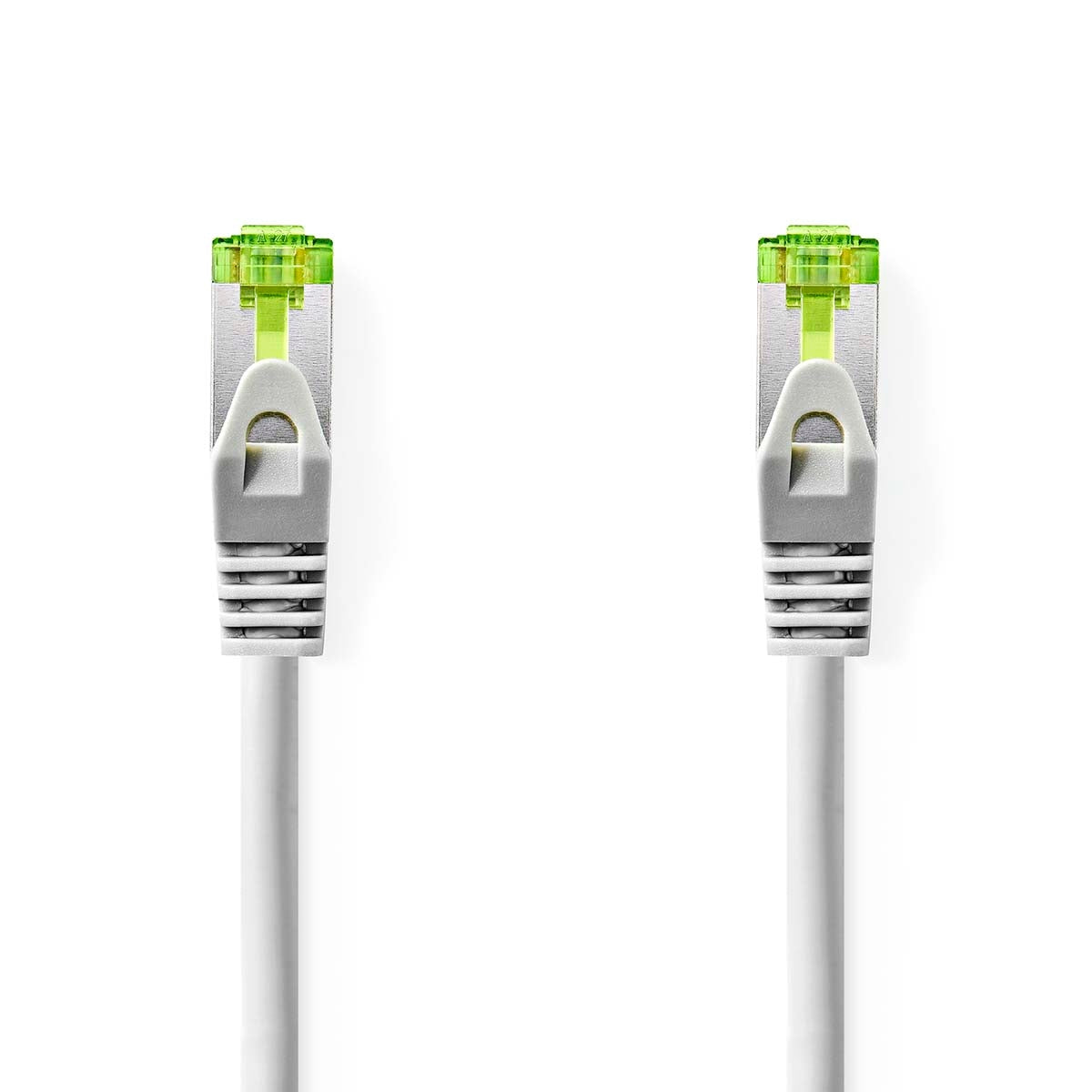 CAT7 Network Cable | S/FTP | RJ45 Male | RJ45 Male | 5.00 m | Snagless | Round | LSZH | Grey | Label