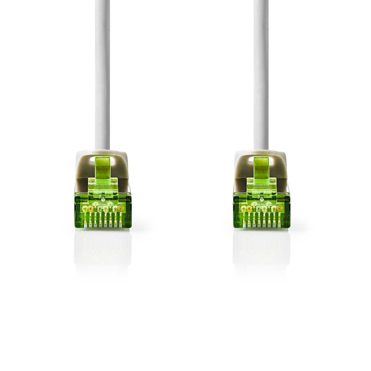 CAT7 network cable | S/FTP | RJ45 male | RJ45 male | 0.50 m | Snagless | Round | LSZH | Gray | Label