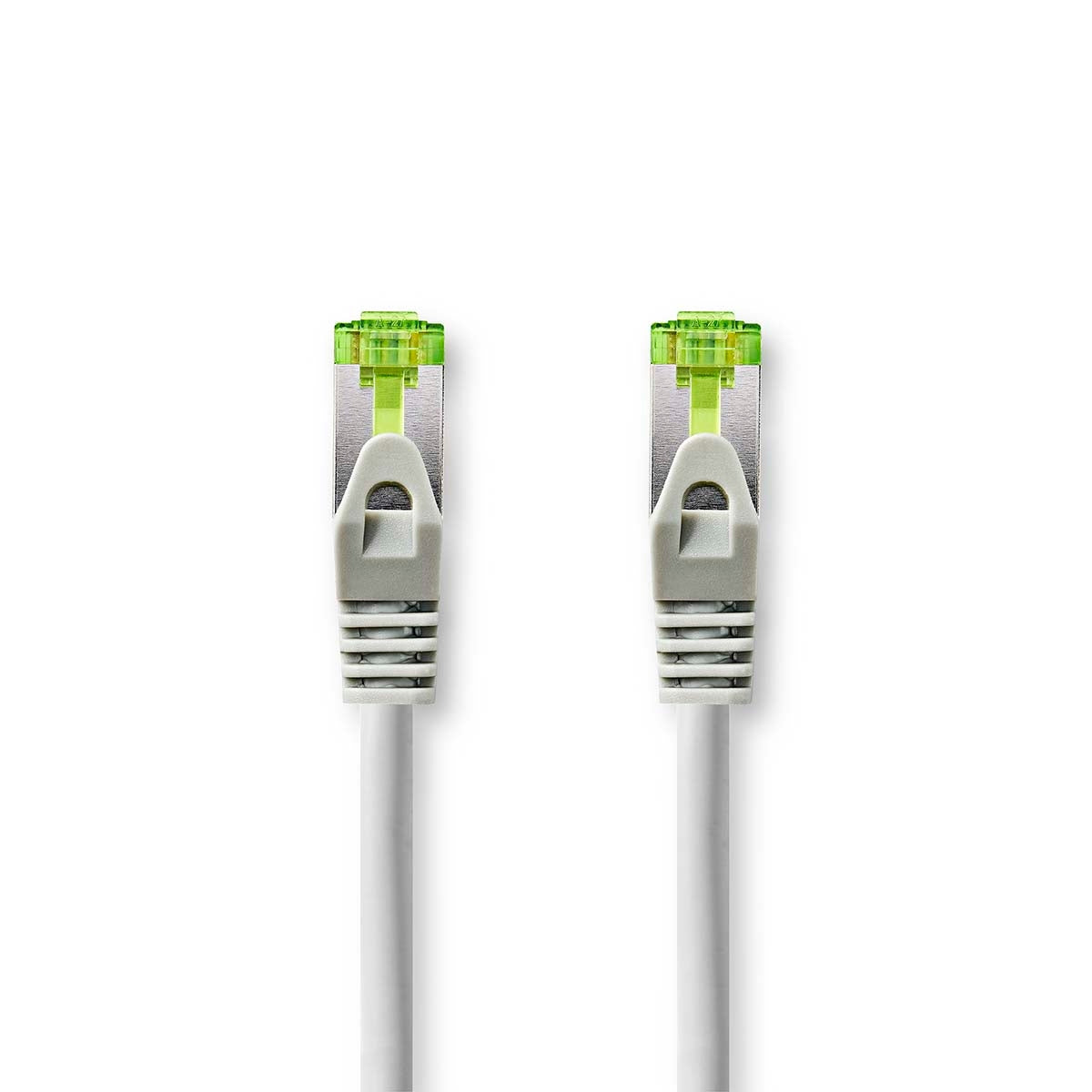 CAT7 network cable | S/FTP | RJ45 male | RJ45 male | 3.00 m | Snagless | Round | LSZH | Gray | Cardboard box with window