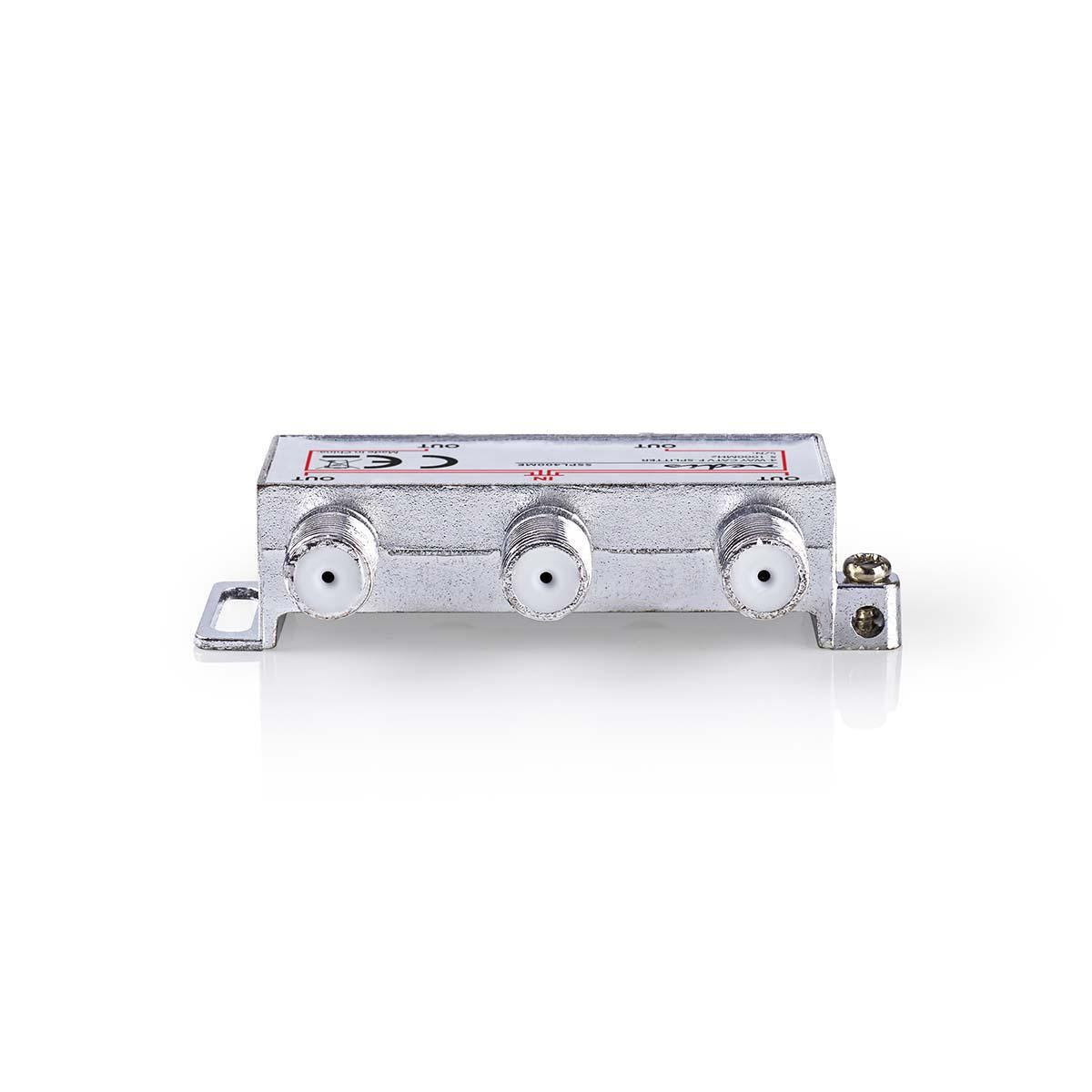 CATV Splitter | 5 - 1000 MHz | insertion loss: 8.0 dB | Number of outputs: 4 | 75 Ohm | Zinc Alloy