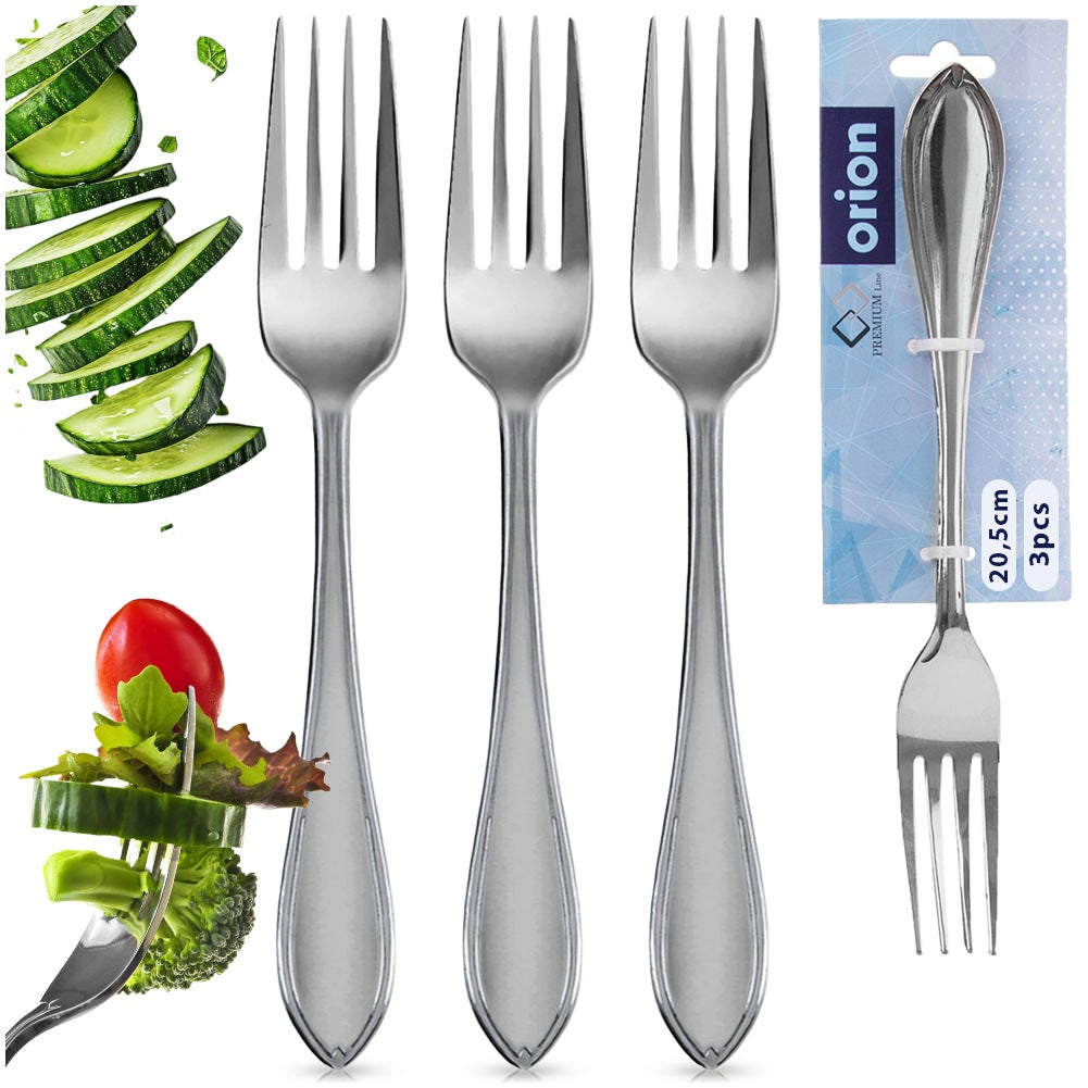 CONIC steel table forks 20.5 cm 3 pcs.
