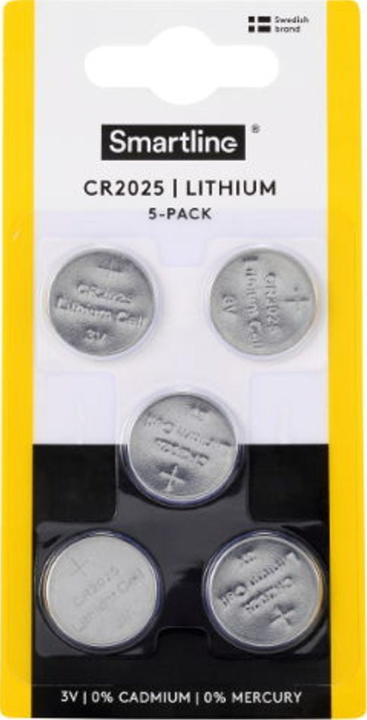 CR2025 - 5 Pack Smartline