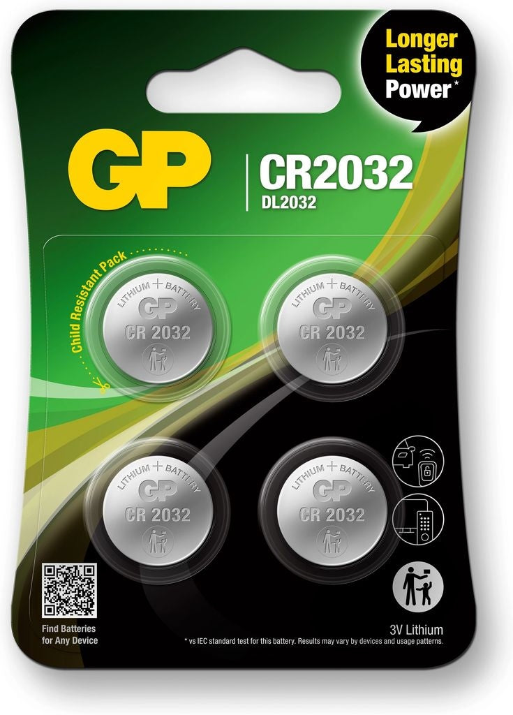CR2032 4-pack GP