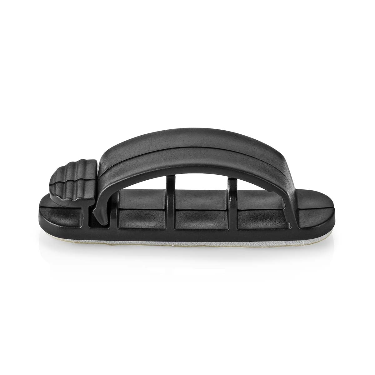 Cable Management | Cable clamp | Locked | 3 pcs. | Number of seats: 3 Discs | Maximum cable thickness: 7.5 mm | Polypropylene | Black