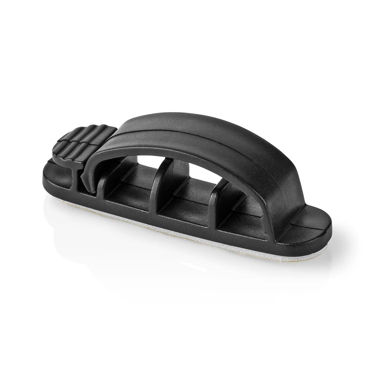 Cable Management | Cable clamp | Locked | 3 pcs. | Number of seats: 3 Discs | Maximum cable thickness: 7.5 mm | Polypropylene | Black