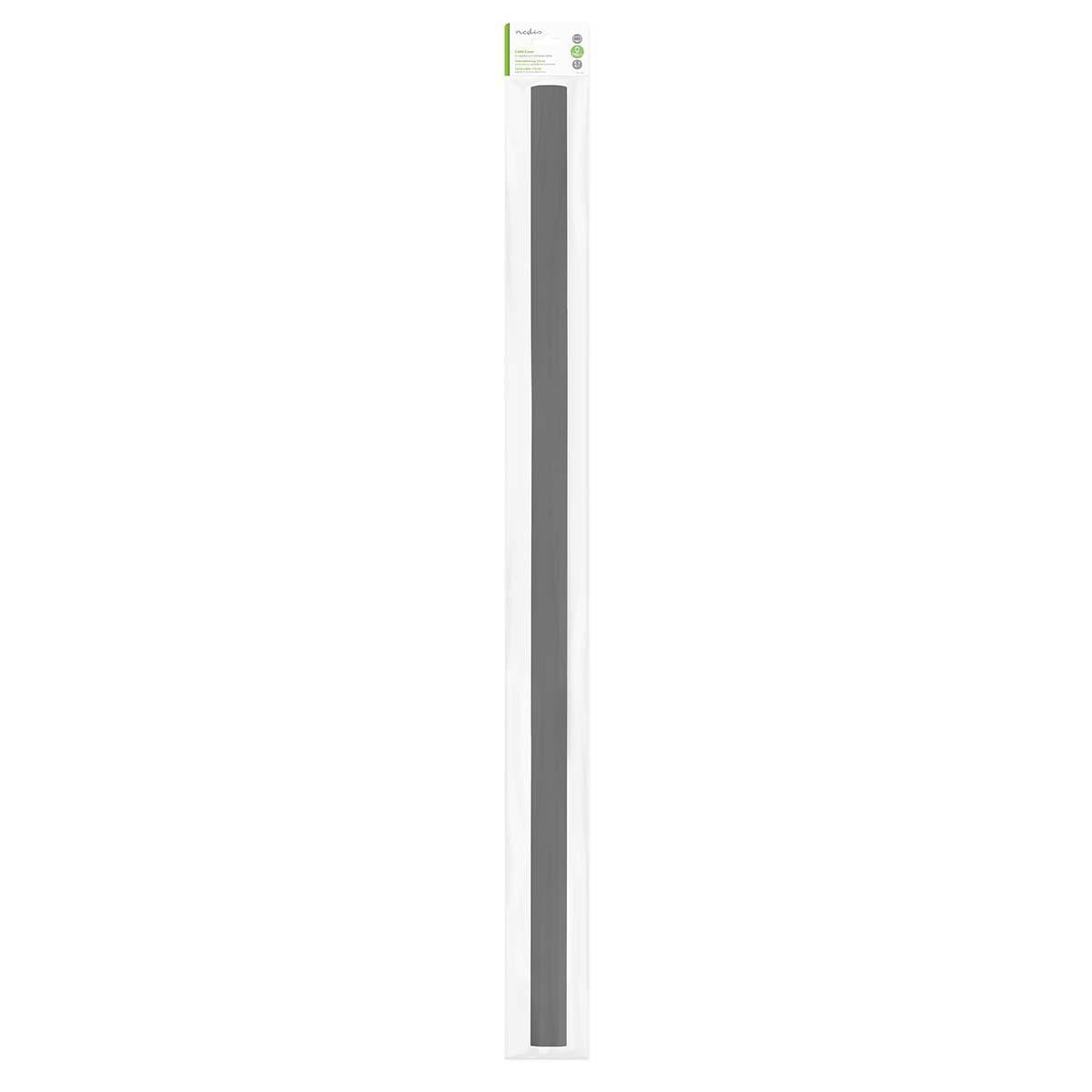 Cable Management | Channel | 1 pc. | Maximum cable thickness: 18 mm | ABS / PVC | Black