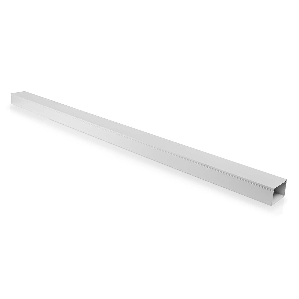 Cable Management | Channel | 1 pc. | Maximum cable thickness: 40 mm | Aluminum | White