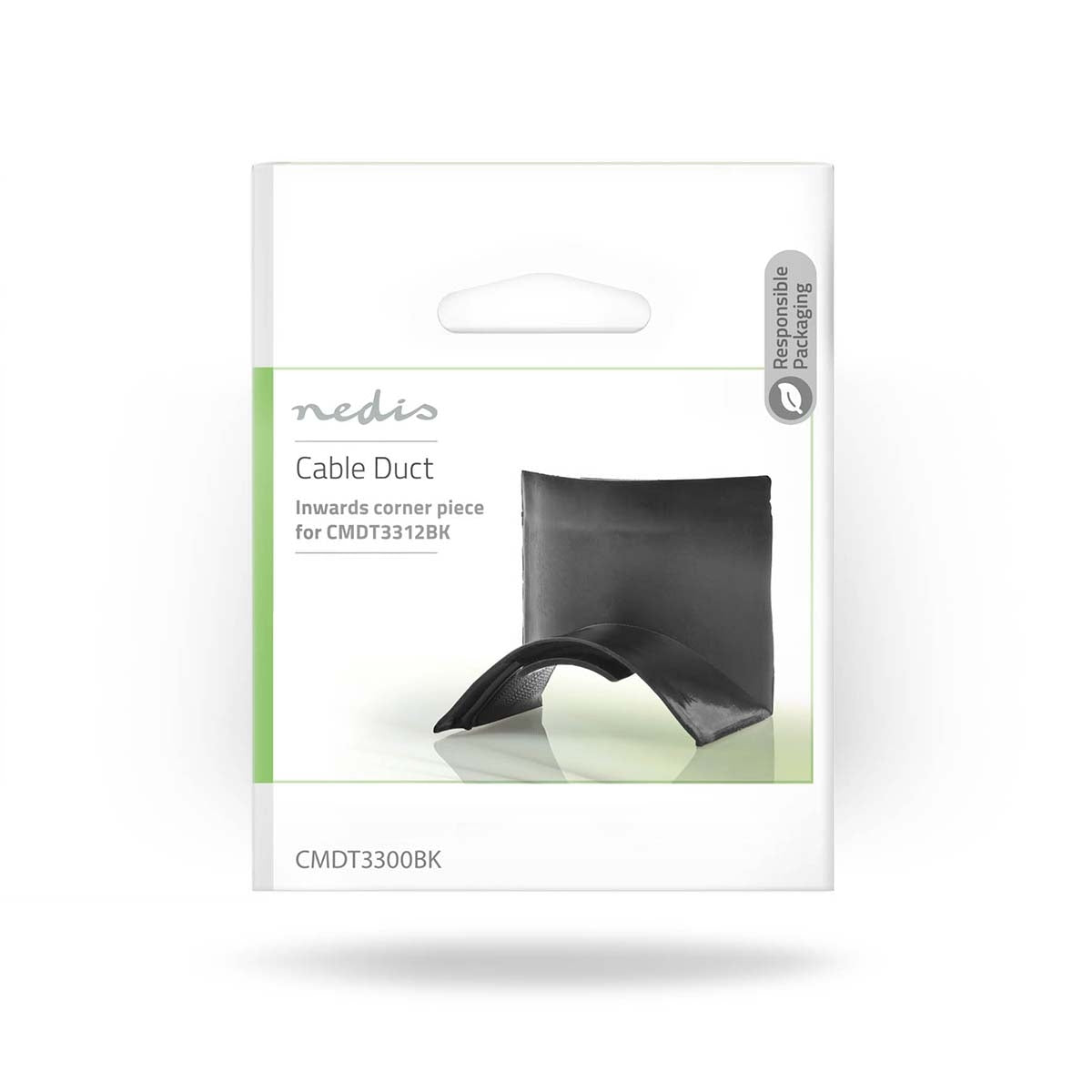 Cable Management | Channel | In the corner | 1 pc. | PVC | Black