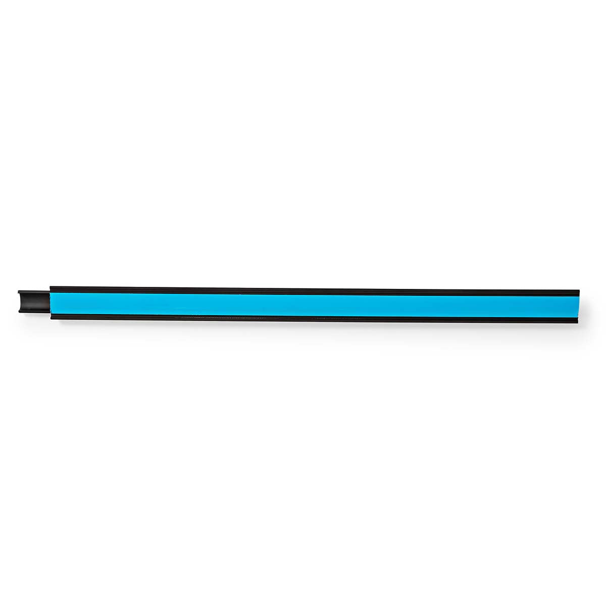 Cable Management Duct, PVC, Black, Fits 12mm Cables