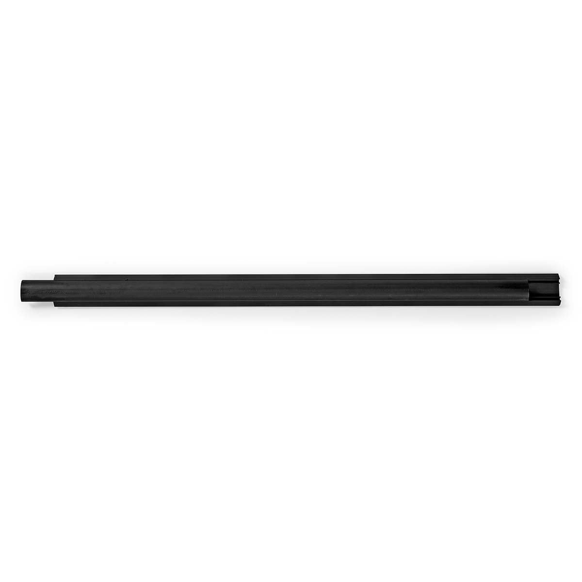 Cable Management Duct, PVC, Black, Fits 12mm Cables