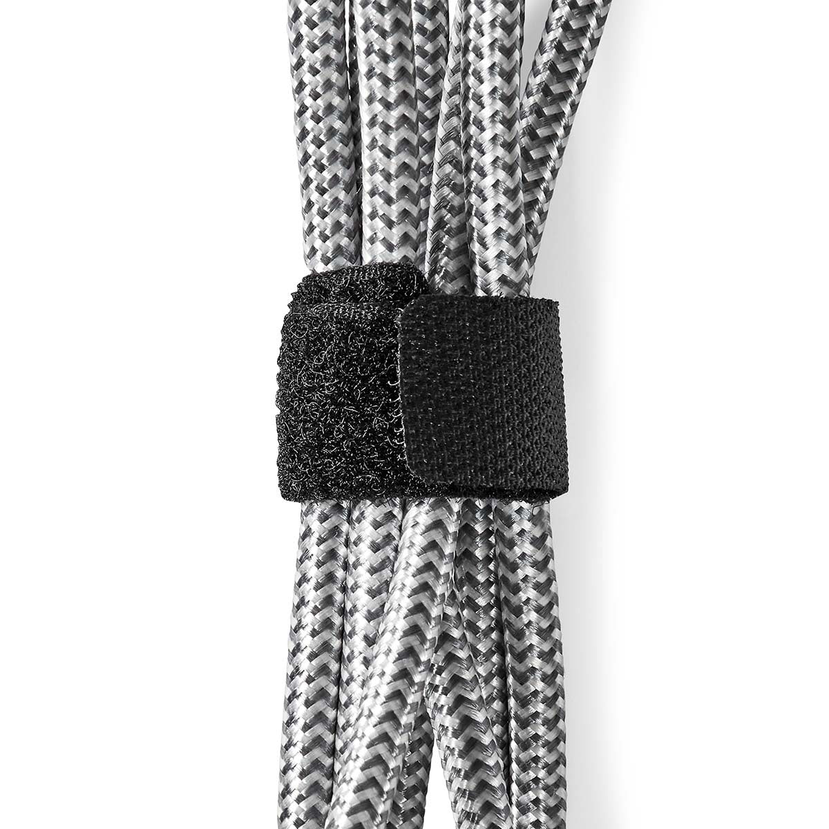 Cable Management | Hook and loop | Locked | 6 pcs. | Nylon | Black