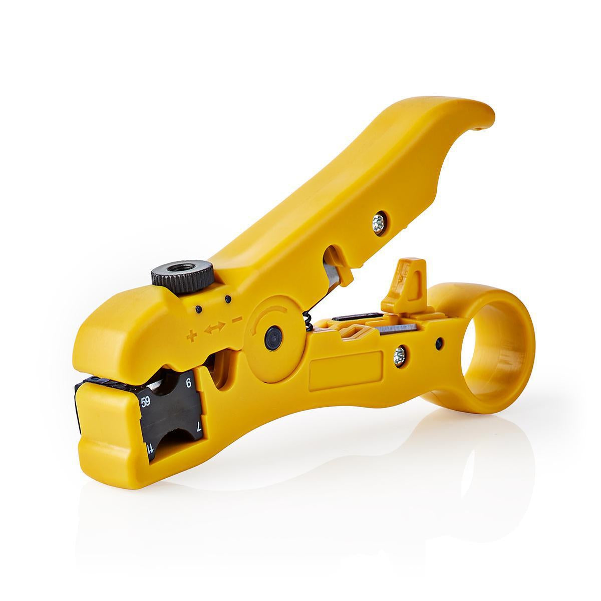 Cable stripping pliers | Stripping Tool | ABS / Steel | Yellow / Black
