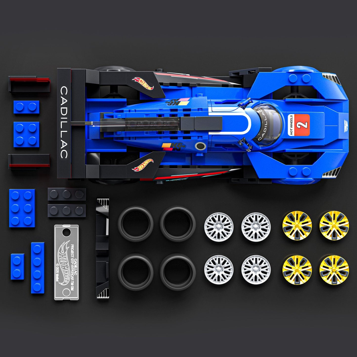 Cadillac GTP Hypercar Model Kit, 1:32 Scale, 230 Parts
