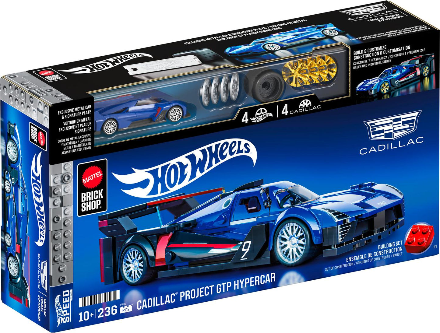 Cadillac GTP Hypercar Model Kit, 1:32 Scale, 230 Parts