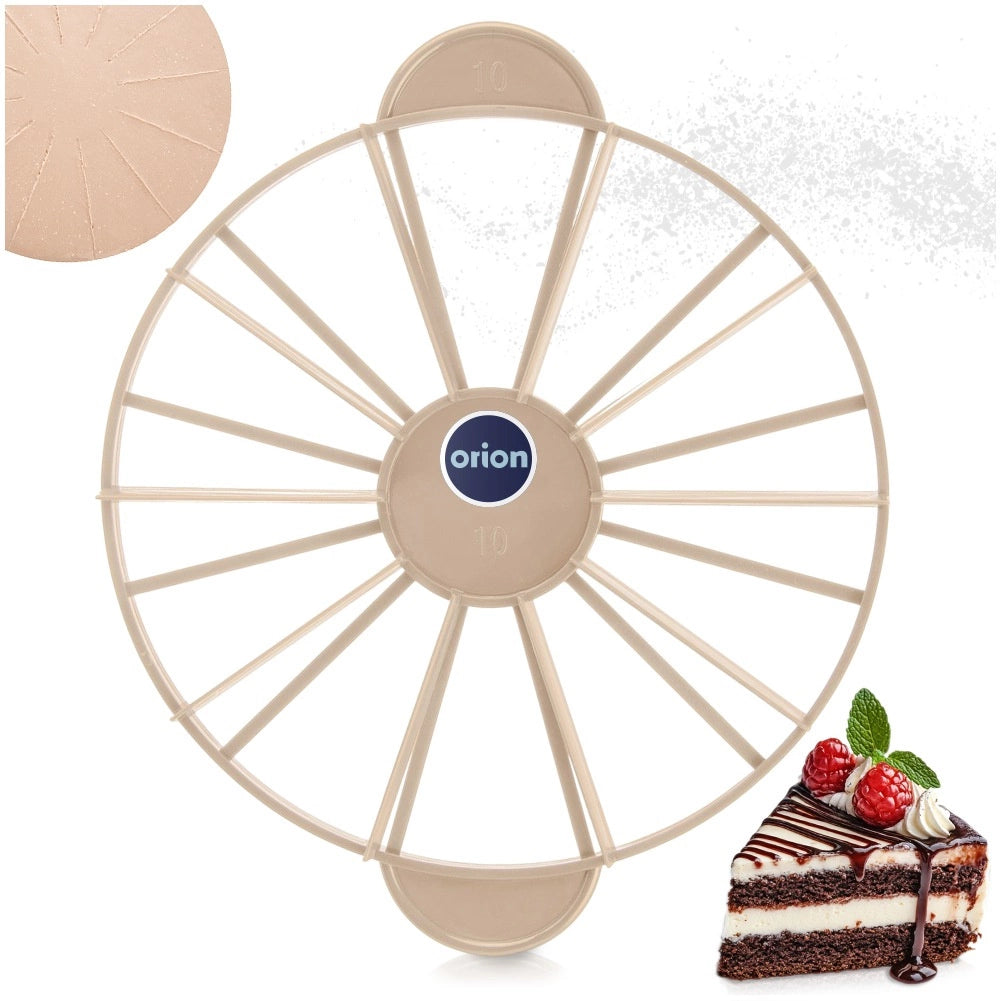 Cake Slicer, Double-Sided, 10/12 Portions, Dishwasher Safe