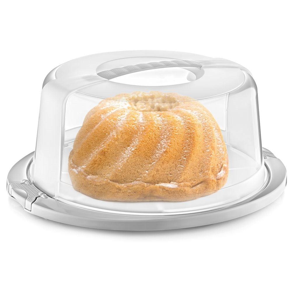 Cake Storage: Lid & Handle for Easy Transport