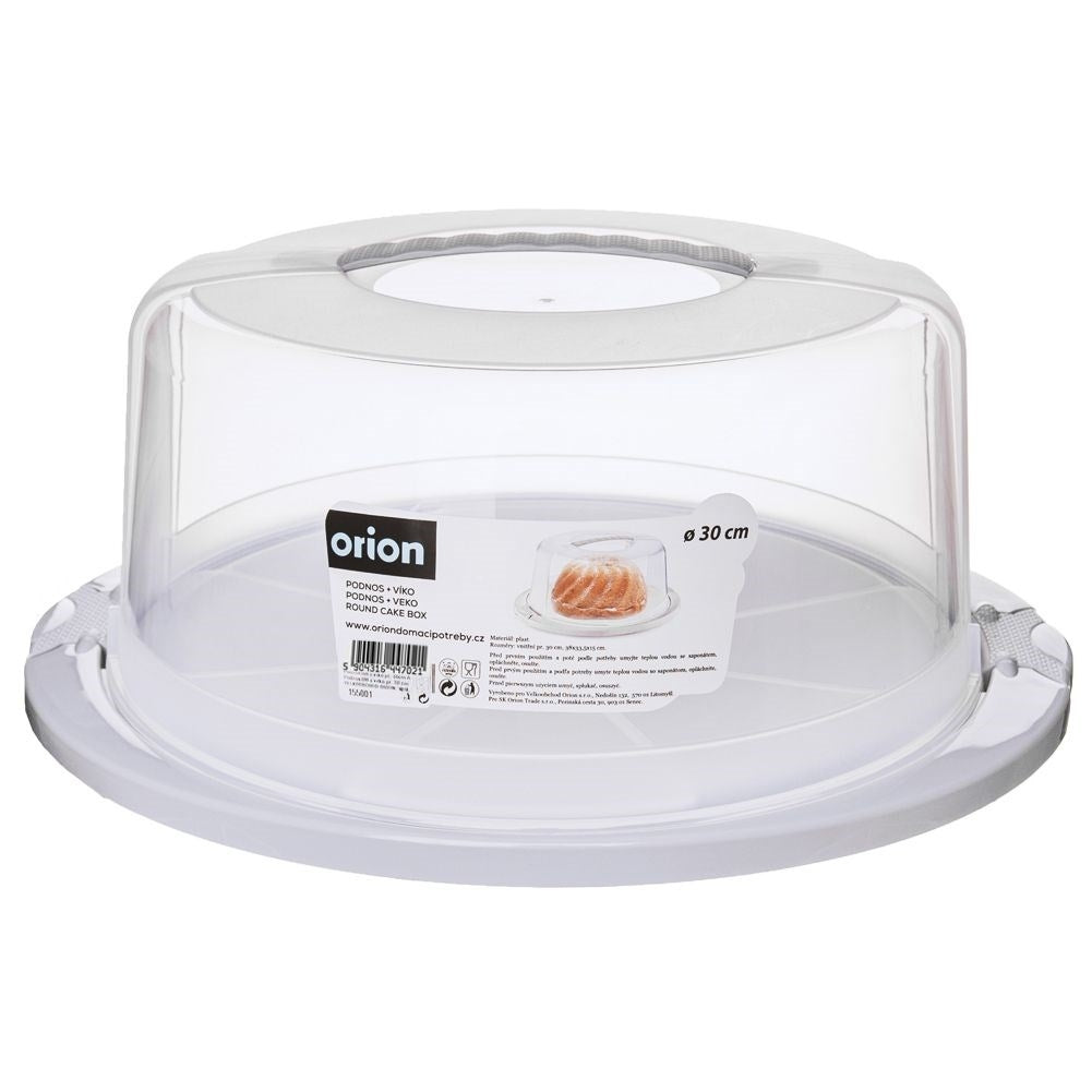 Cake Storage: Lid & Handle for Easy Transport