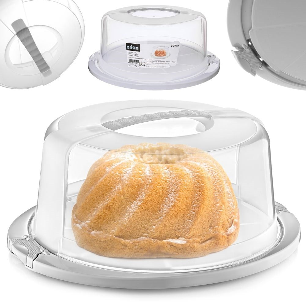 Cake Storage: Lid & Handle for Easy Transport