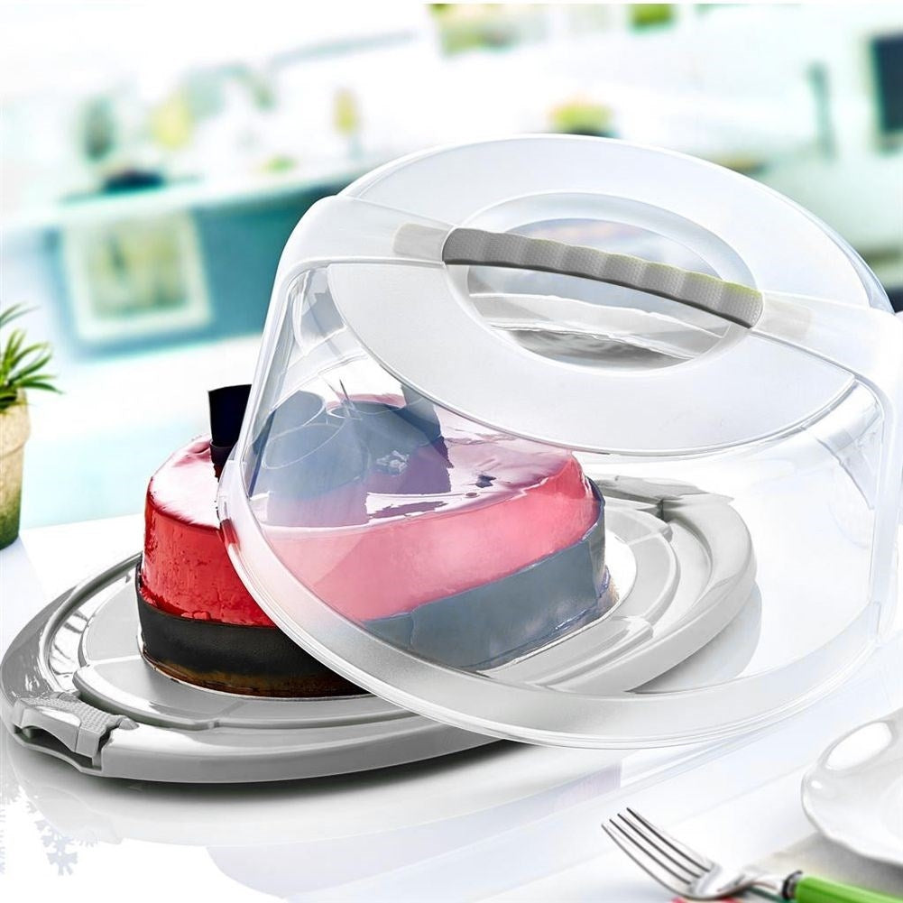 Cake Storage: Lid & Handle for Easy Transport