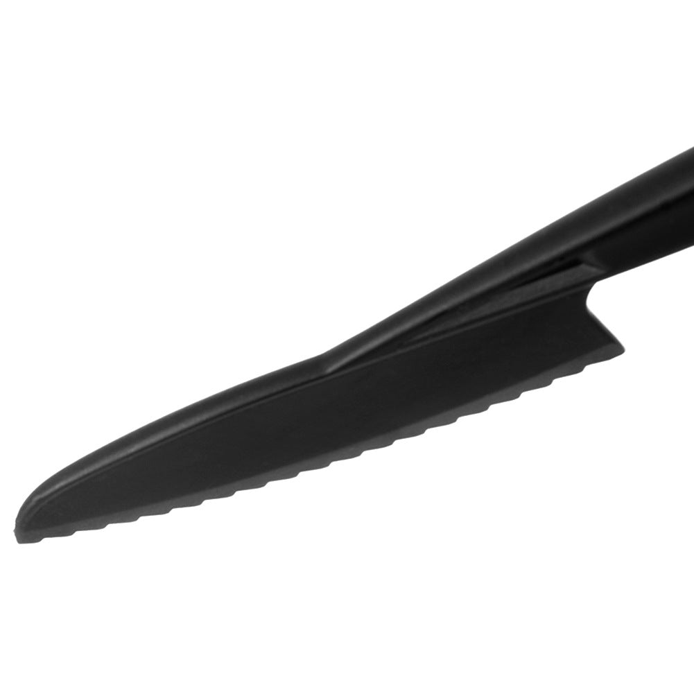 Cake knife with serrated edges, black, BLACKLINE, 24.5 cm