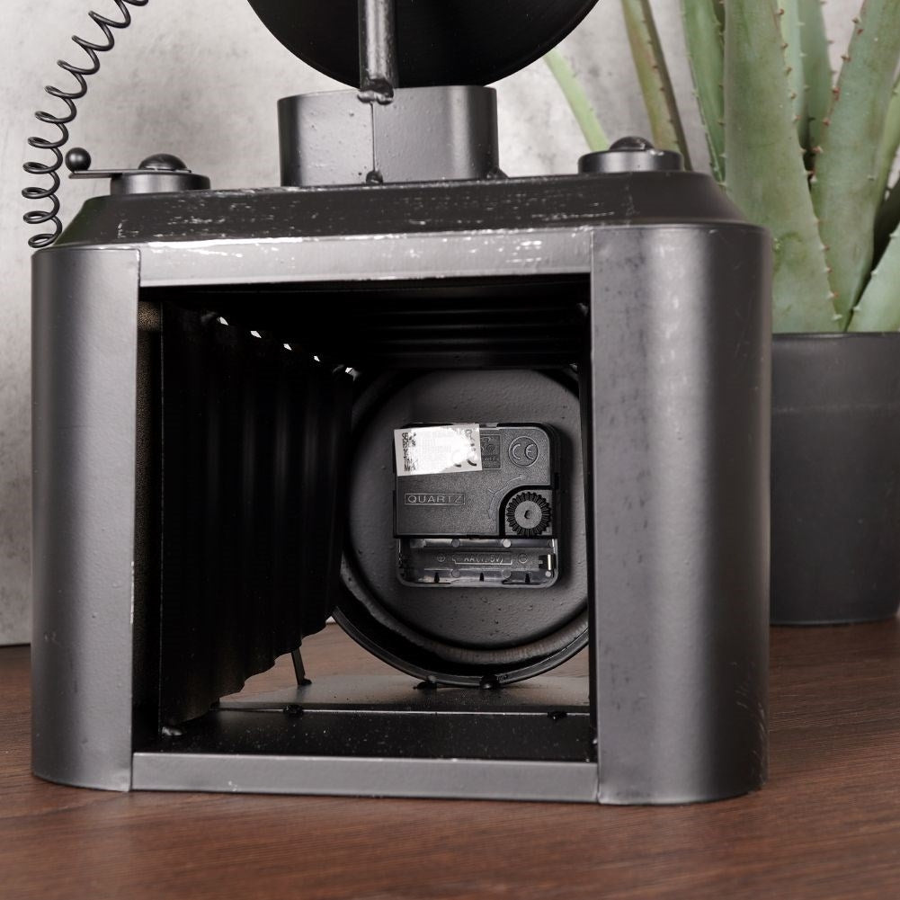 Camera-designed clock - stylish and modern interior