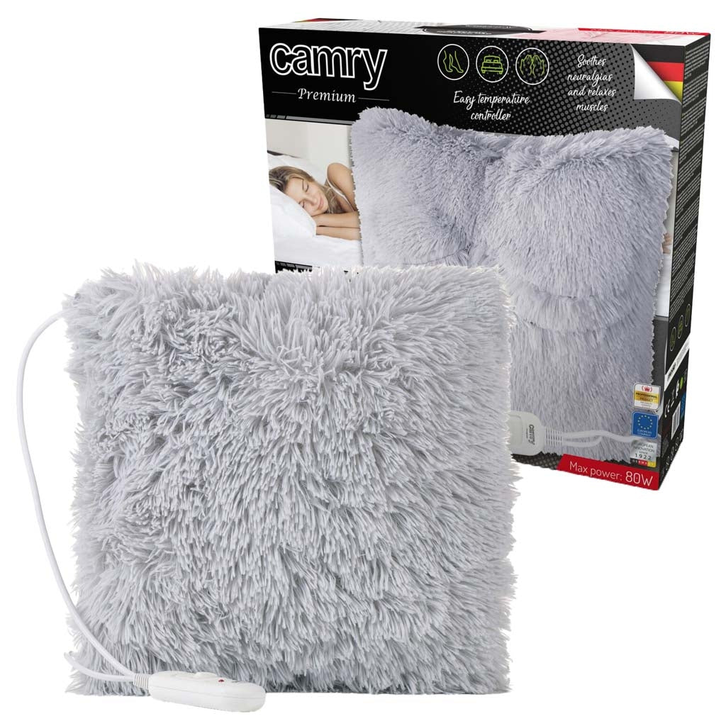 Camry CR 7428 Electric warming pillow 2 temperature levels remote control 38x38cm 80W