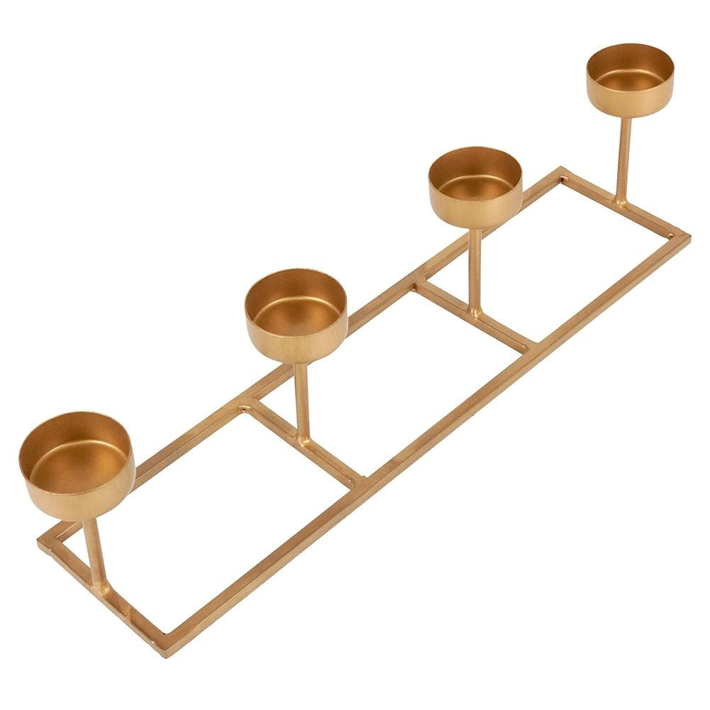 Candlestick for Fyra Tealight in Elegant Gold Shade