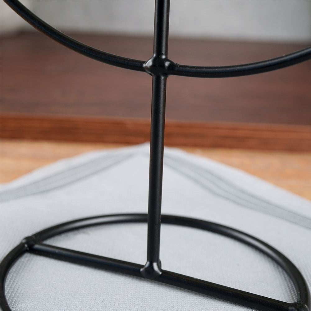 Candlestick in Black Metal for Advent and Loft style