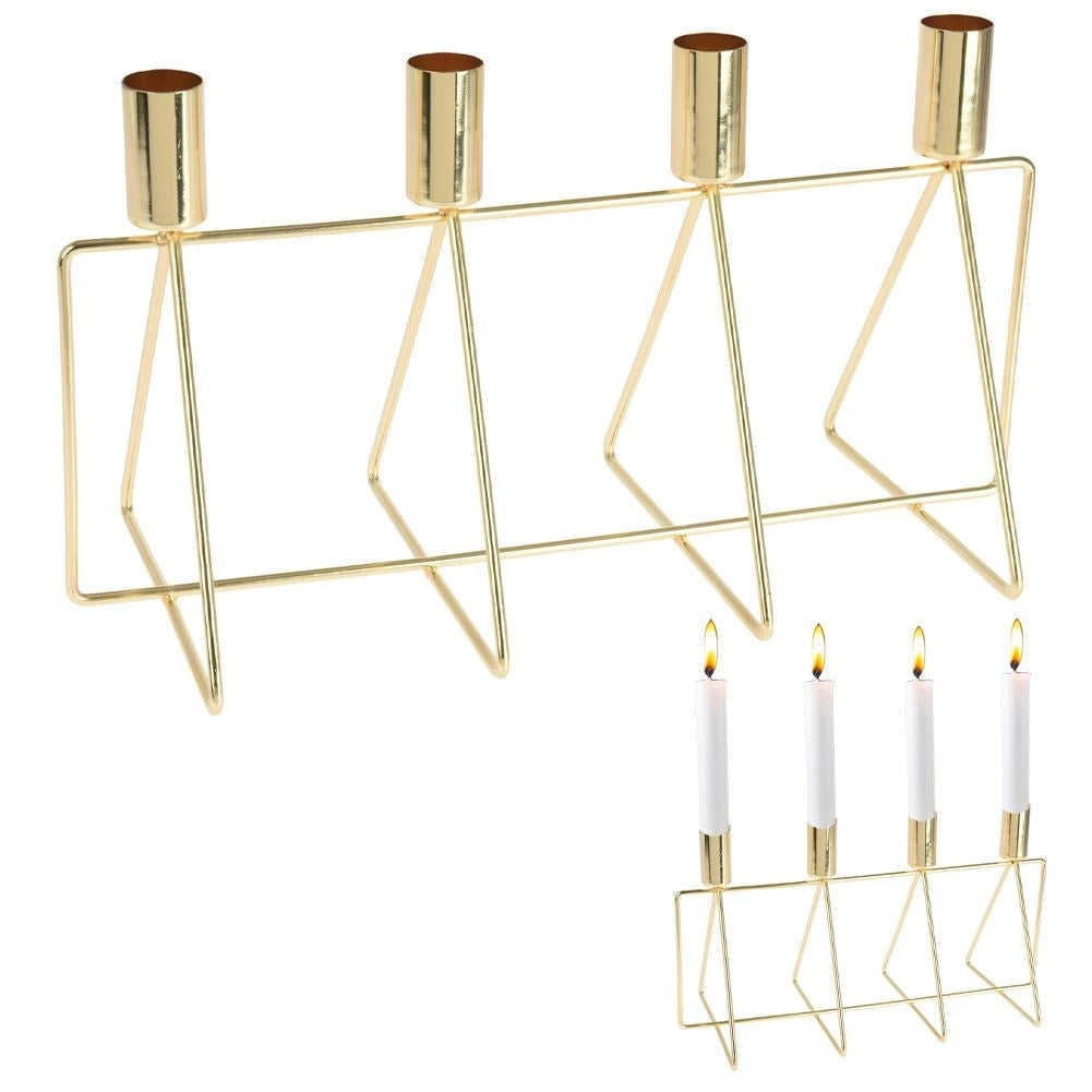 Candlestick in Gold for Four Long Candlesticks