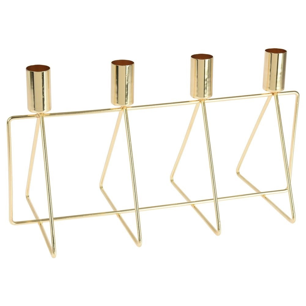 Candlestick in Gold for Four Long Candlesticks