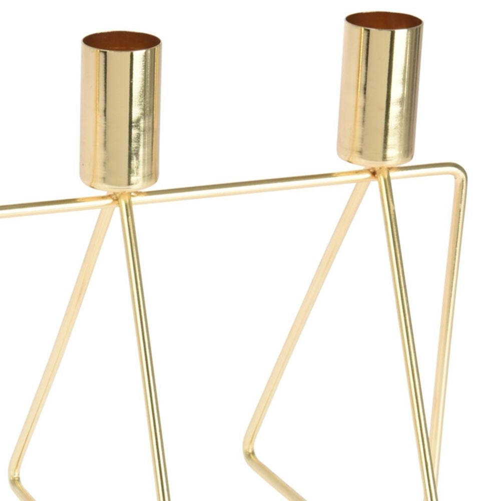 Candlestick in Gold for Four Long Candlesticks