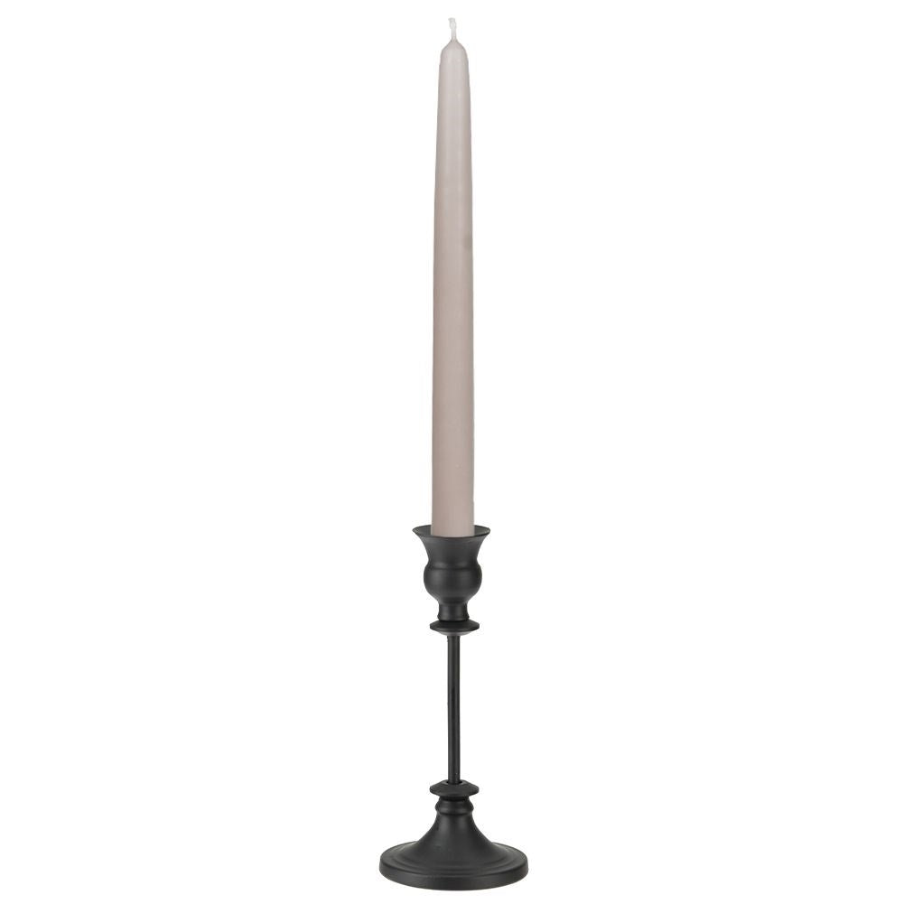 Candlestick in black metal with industrial LOFT design