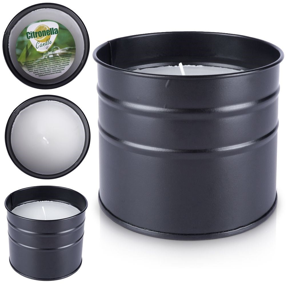 Candle with Essential Oil and Fresh Lemon Scent