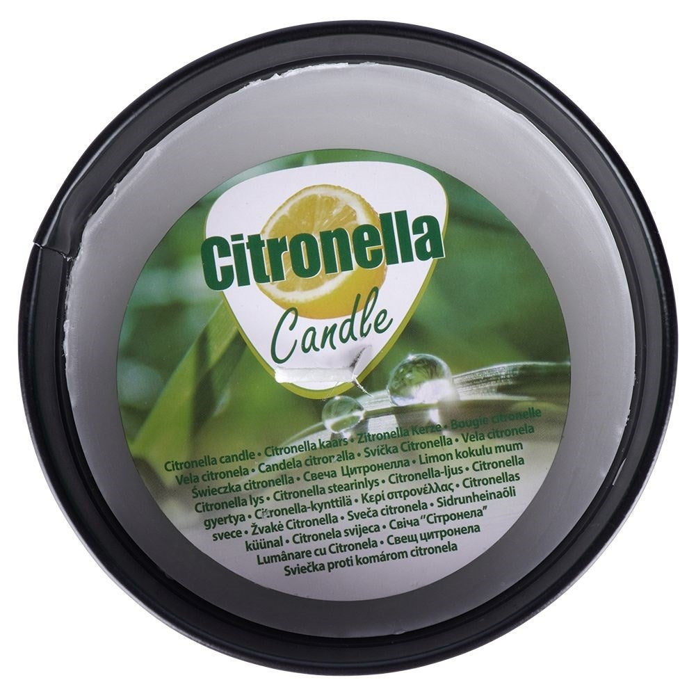 Candle with Essential Oil and Fresh Lemon Scent