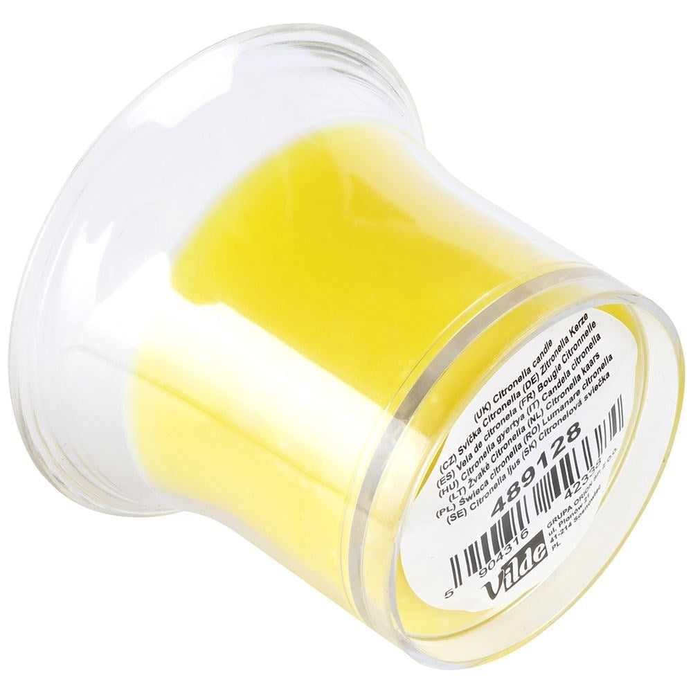 Candle with Essential Oil and Fresh Lemon Scent