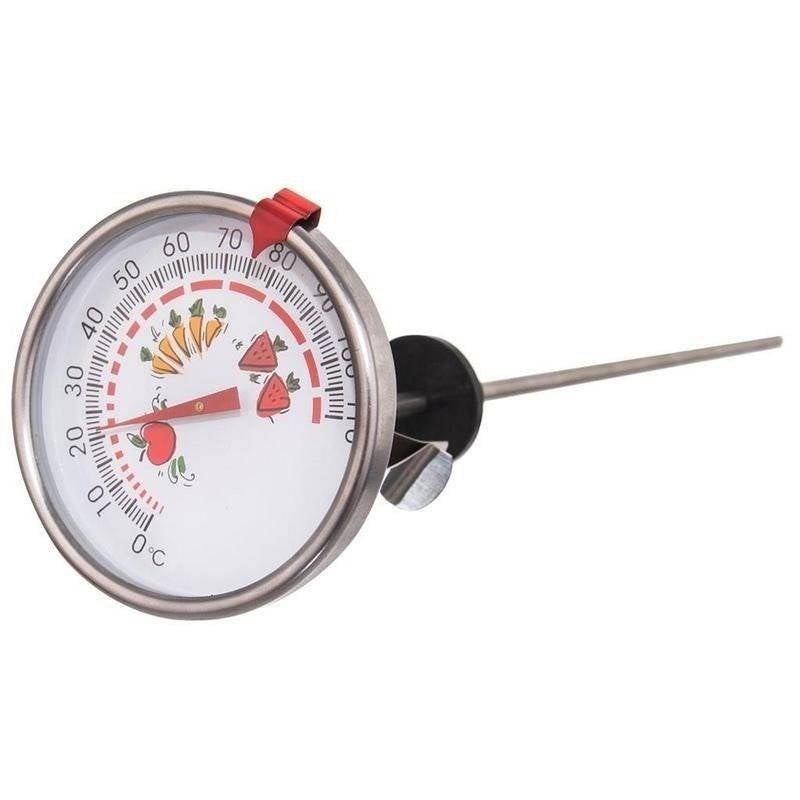 Canning thermometer: Withstands up to 100°C, easy to clean