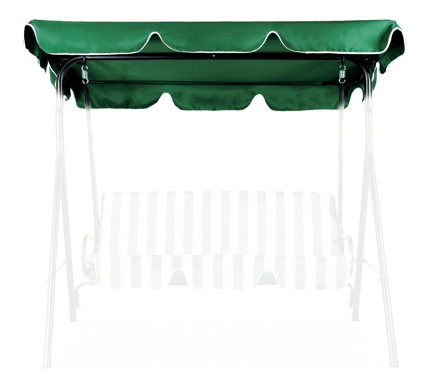Canopy for garden swing 200 x 120 cm waterproof cover green MultiGarden