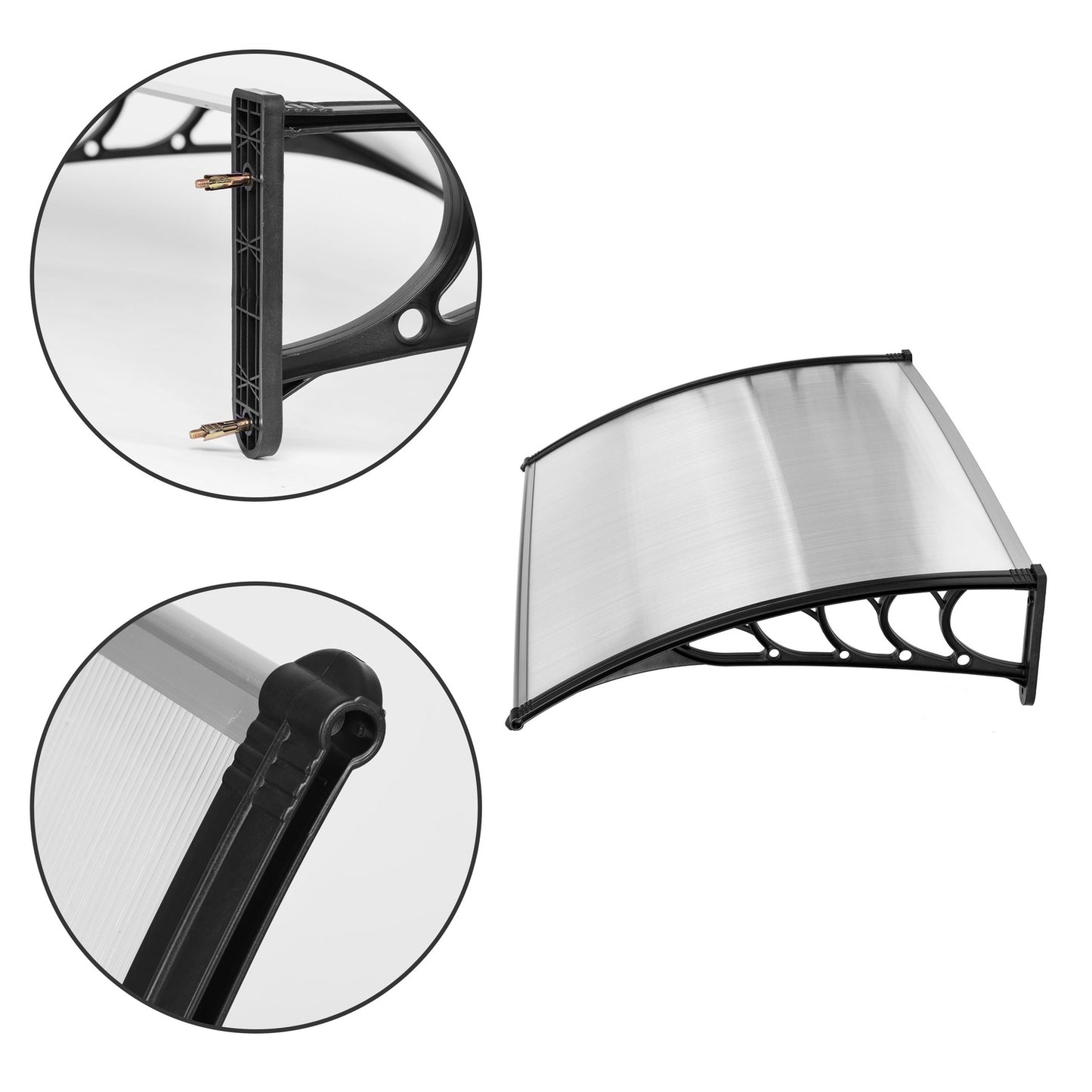 Canopy over the door 150x100 cm, polycarbonate cover